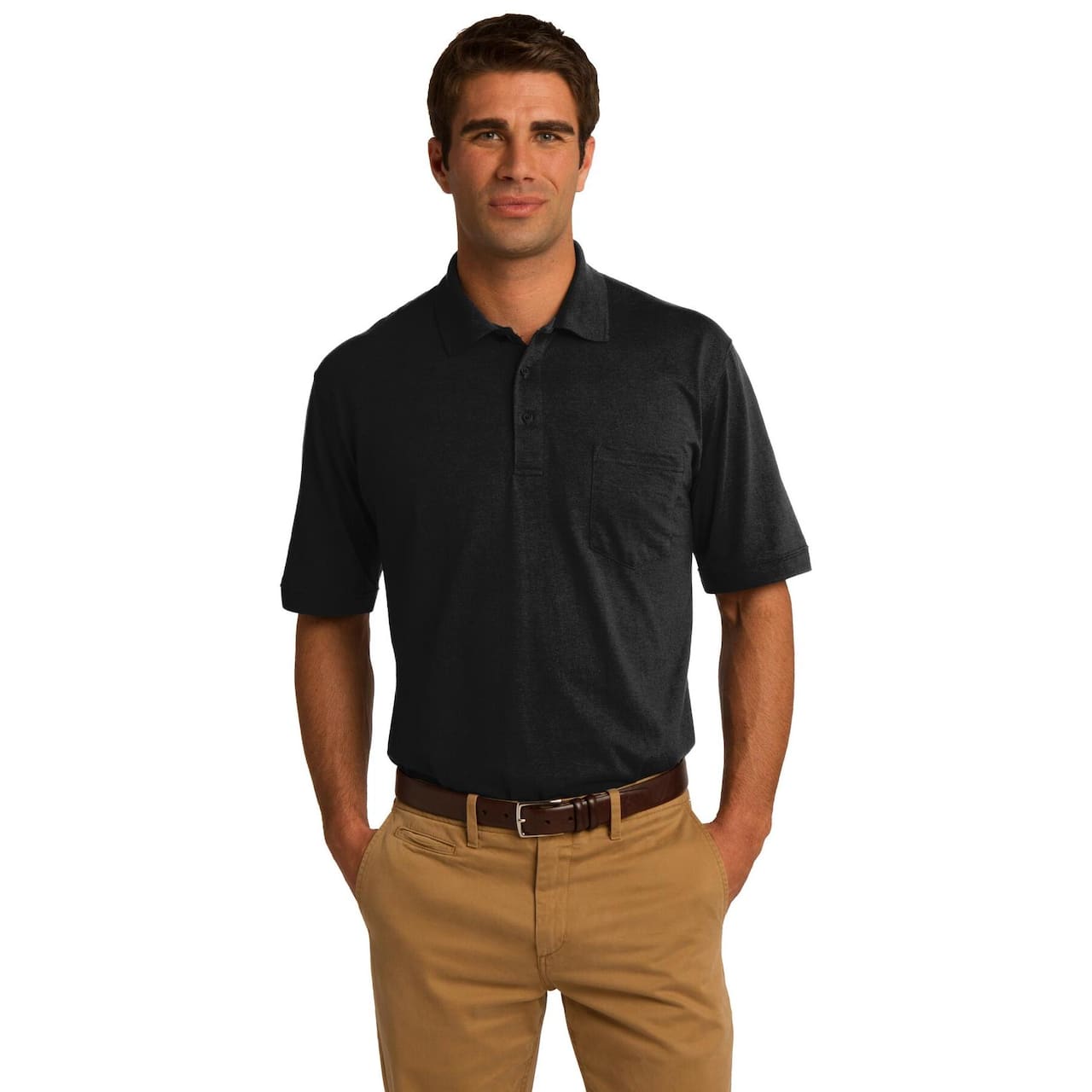 Port & Company® Core Blend Jersey Knit Adult Pocket Polo